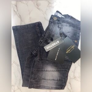 Kids Black Stretch Jeans